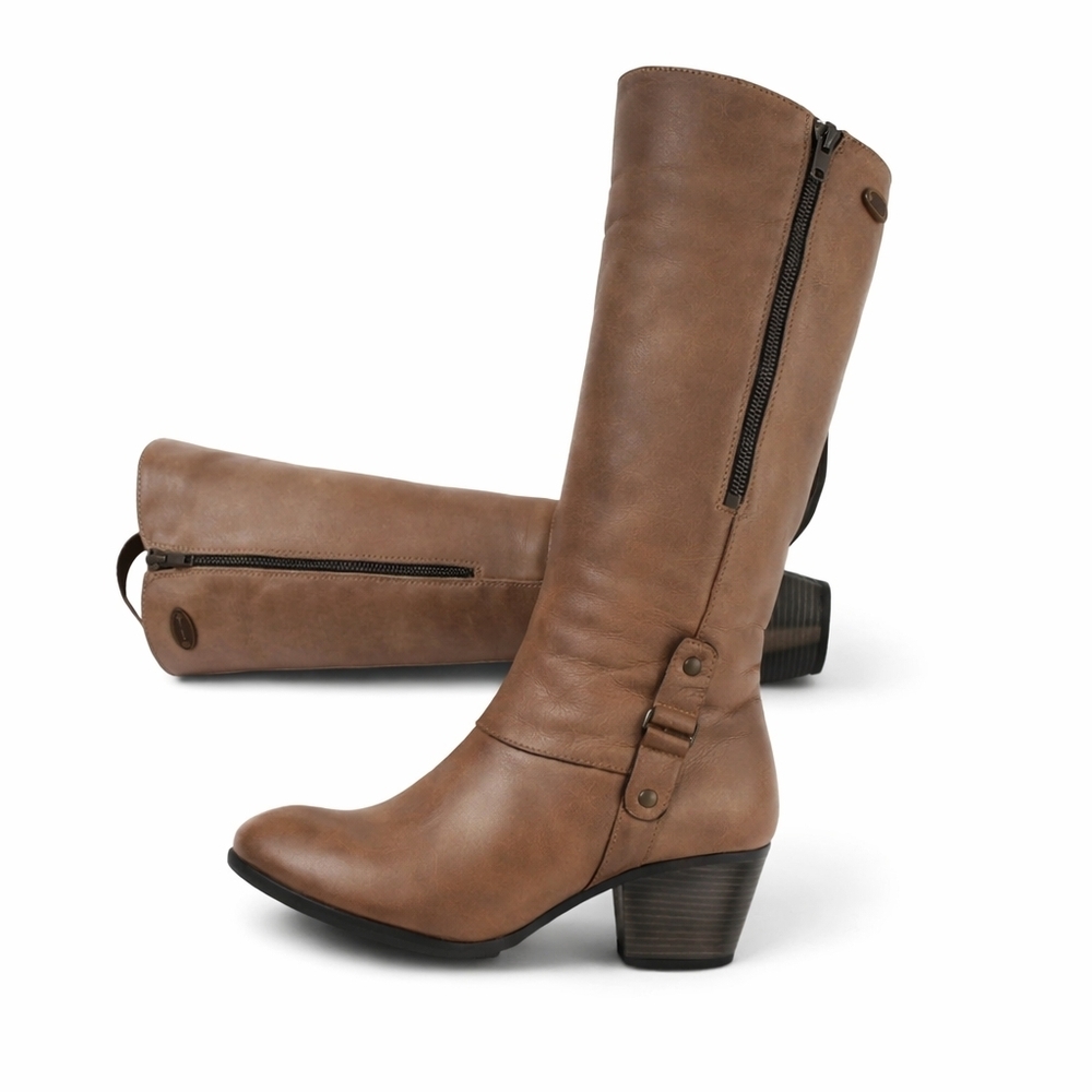 Eric Michael's Handcrafted leather boots 6.5- 7/37 - Picture 2 of 16